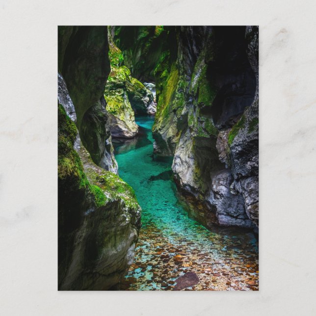 Soca gorge in Slovenia Postcard (Front)