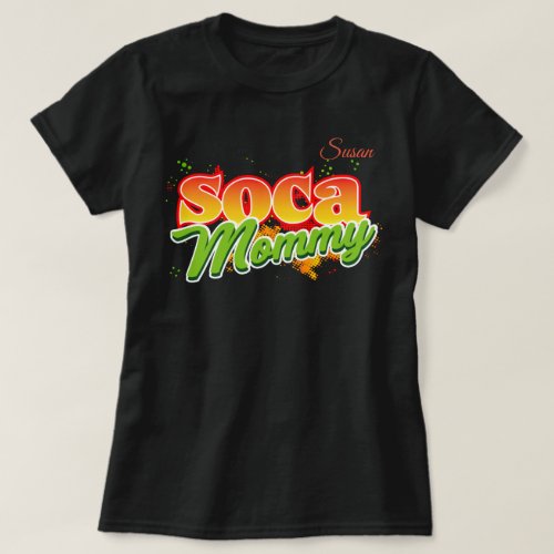 Soca Mommy Personalized T_Shirt