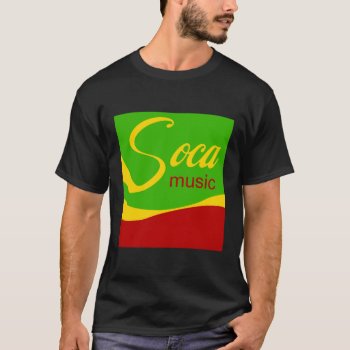 Soca Music Logo T-shirt by lawino at Zazzle