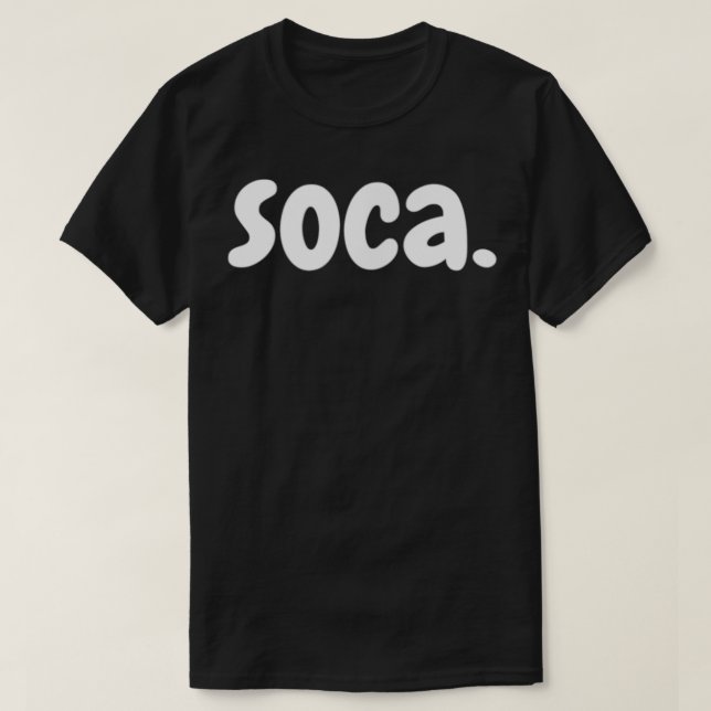 SOCA Trinidad and Tobago Funny Slang Pride Flag Pr T-Shirt (Design Front)