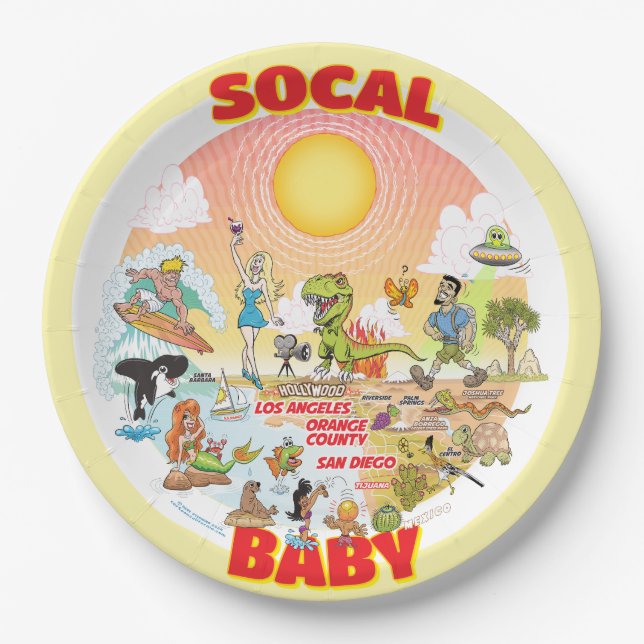 SoCal Baby Plate (Front)