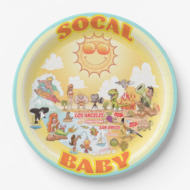 SoCal Baby Plate (Front)
