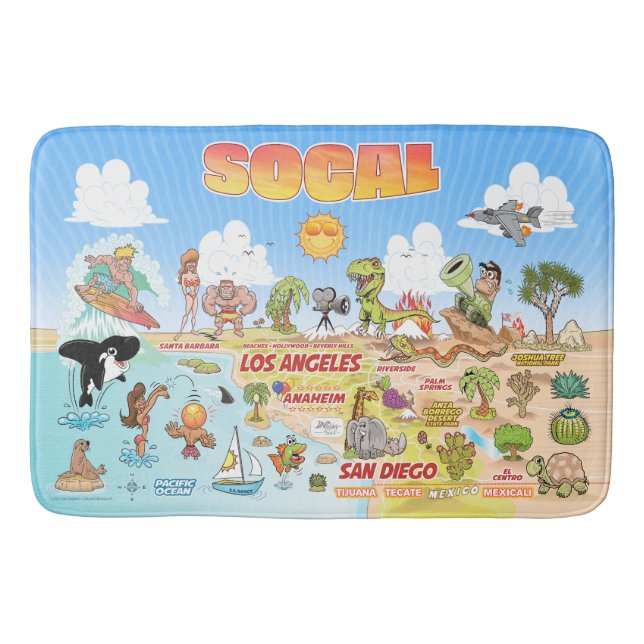 SoCal Bath Mat (Front)
