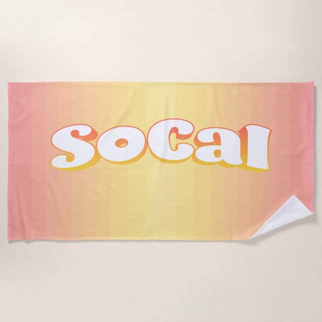 SoCal Beach Towel (Front)
