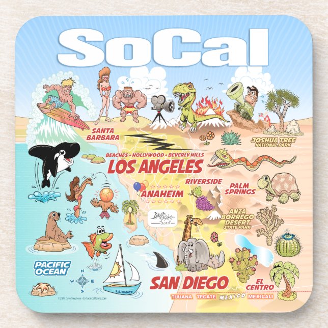 SoCal Beverage Coaster (Front)
