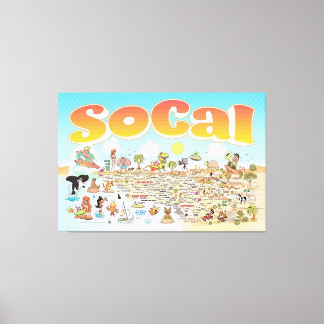 SoCal Canvas Print (Front)