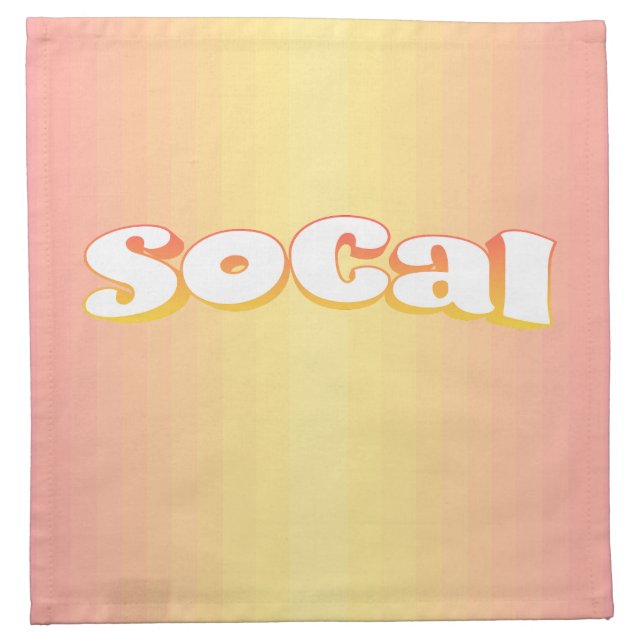 SoCal Cloth Napkin (Front)