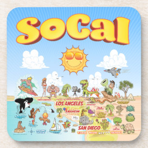 SoCal Cute Beverage Coaster
