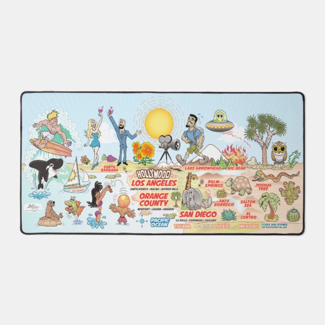 SoCal Desk Mat (Front)