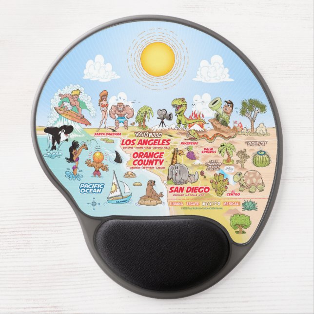 SoCal Gel Mouse Pad (Front)