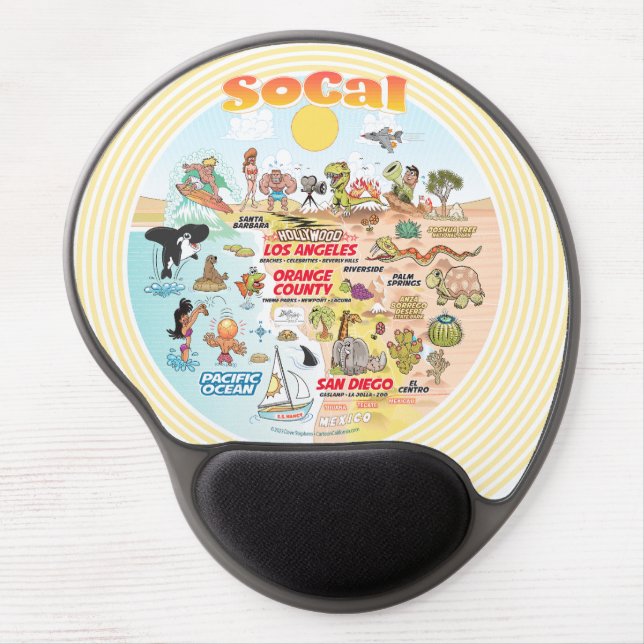 SoCal Gel Mouse Pad (Front)