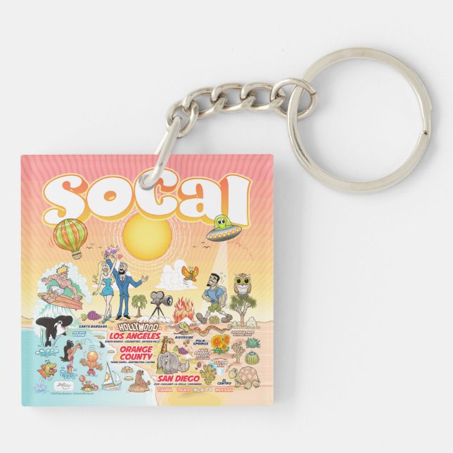 SoCal Keychain (Back)
