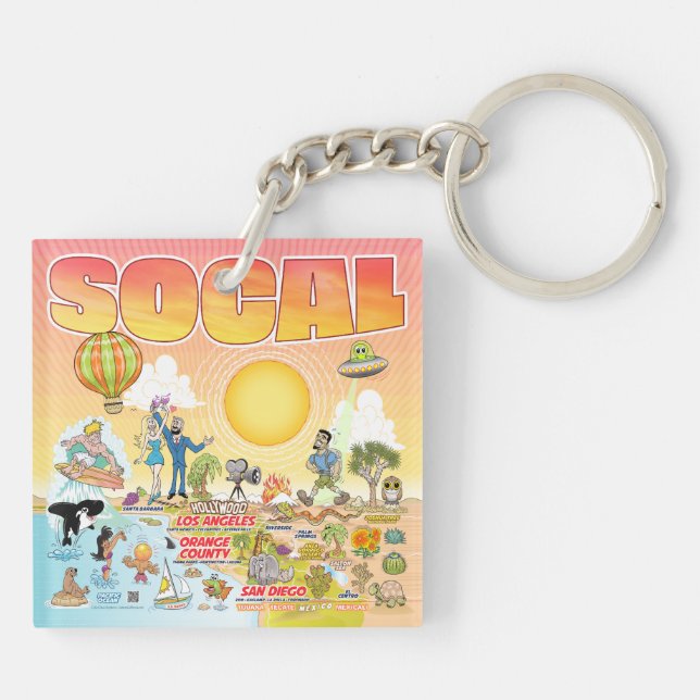 SoCal Keychain (Back)