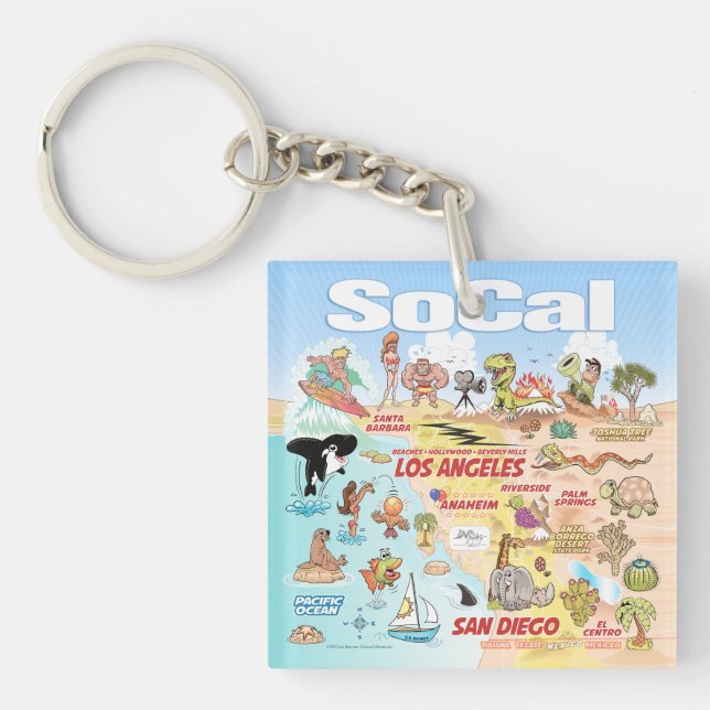 SoCal Keychain (Front)