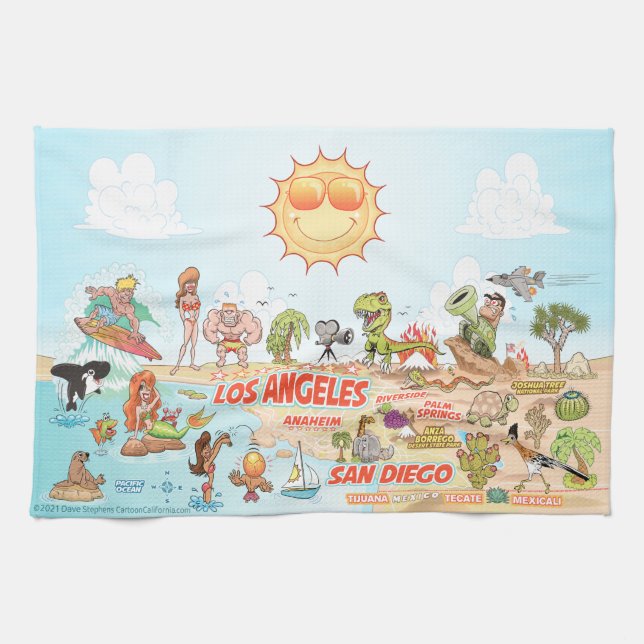 SoCal Kitchen Towel (Horizontal)