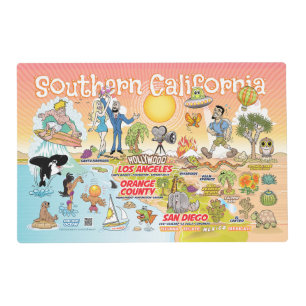 SoCal Laminated Placemat