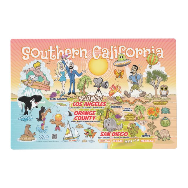 SoCal Laminated Placemat (Front)