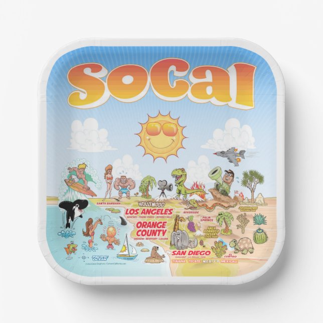 SoCal Paper Plates (Front)
