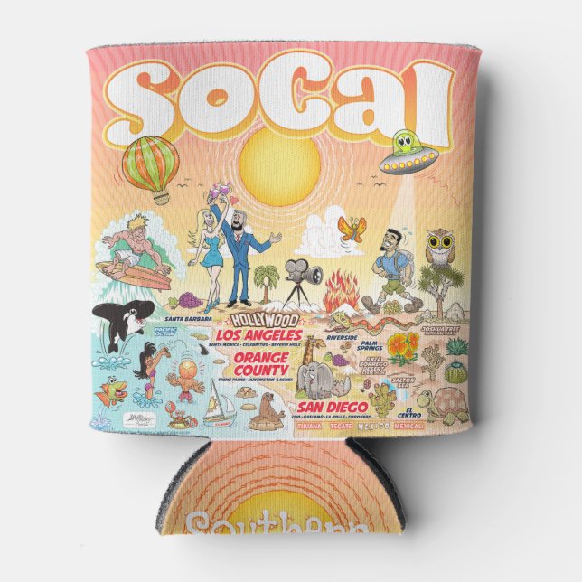 SoCal Paradise Can Cooler (Front)