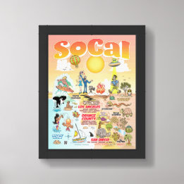 SoCal Paradise Framed Art