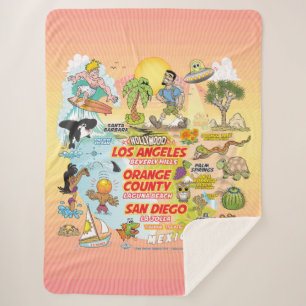 SoCal Paradise Sherpa Blanket