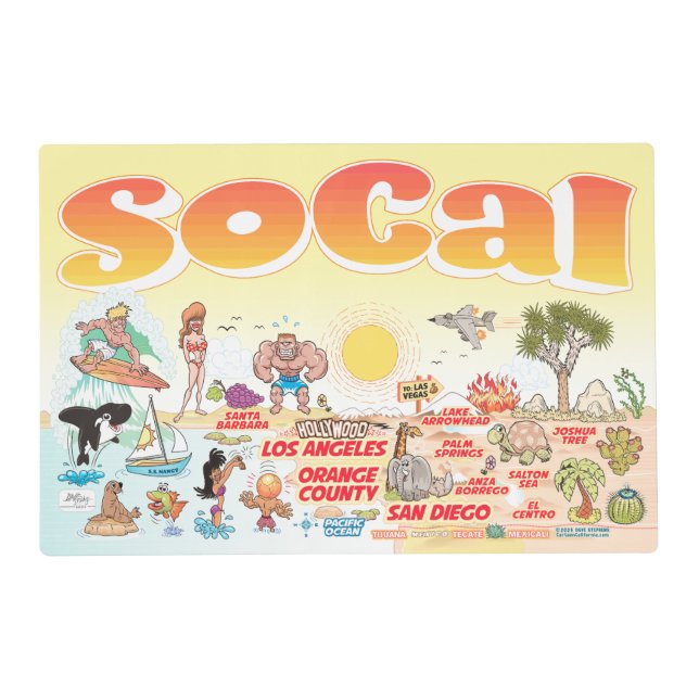 SoCal Placemat (Front)