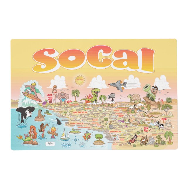 SoCal Placemat (Front)