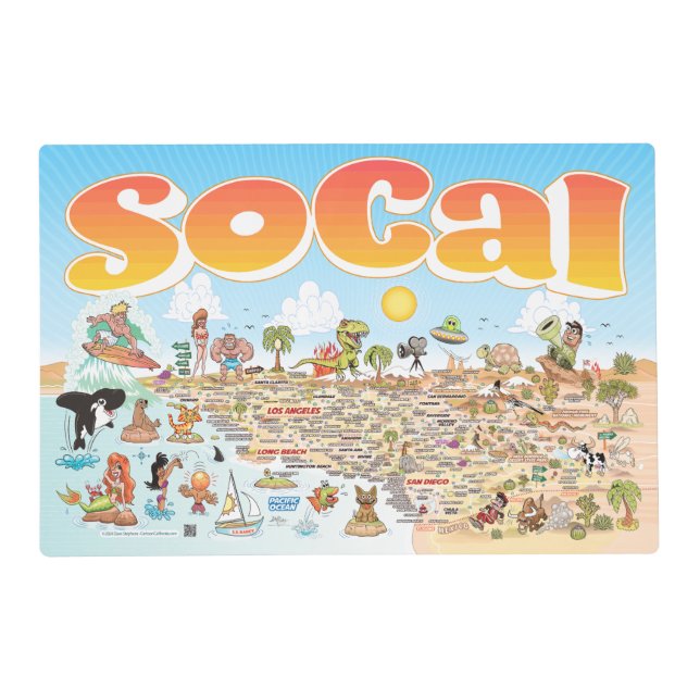 SoCal Placemat (Front)