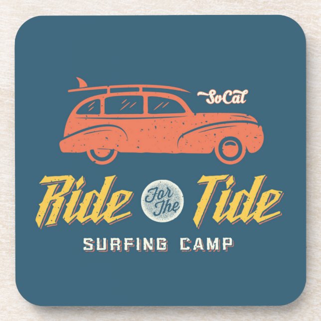 Socal Ride For The Tide Beverage Coaster (Front)