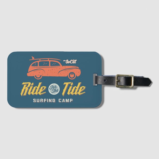 Socal Ride For The Tide Luggage Tag (Front Horizontal)