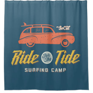 Socal Ride For The Tide Shower Curtain