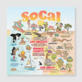 SoCal Souvenir Magnet (Front)