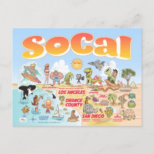 SoCal Souvenir Postcard