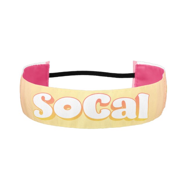 SoCal Sunset Athletic Headband (Front)