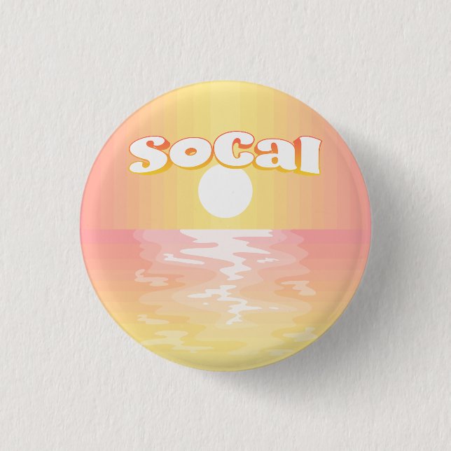 SoCal Sunset Button (Front)