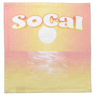 SoCal Sunset Cloth Napkin