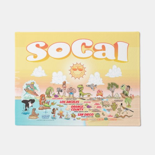 SoCal Sunset Doormat