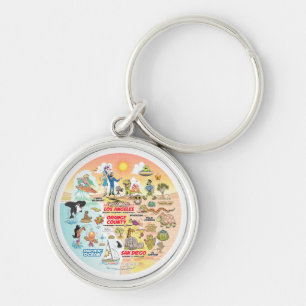 SoCal Sunset Keychain
