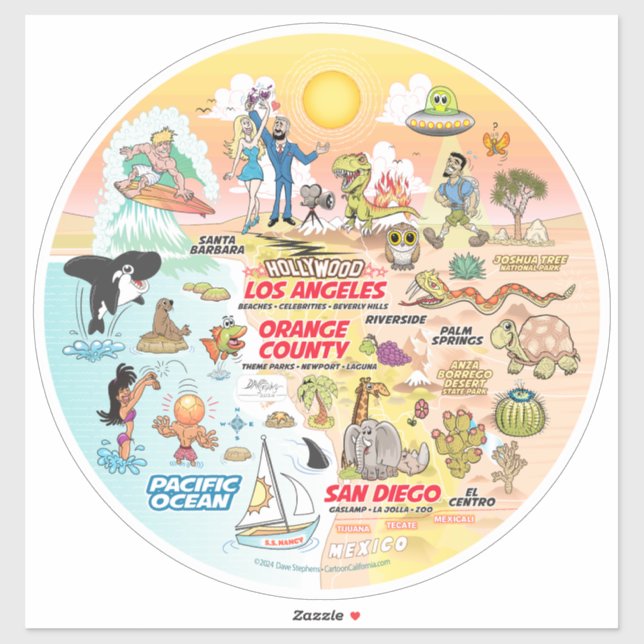 SoCal Sunset Sticker (Sheet)