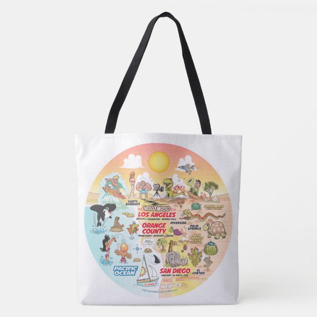 SoCal Sunset Tote Bag (Front)