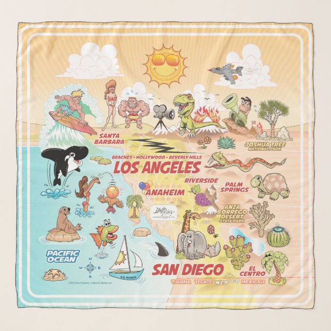 Socal Sunshine Scarf (Front)