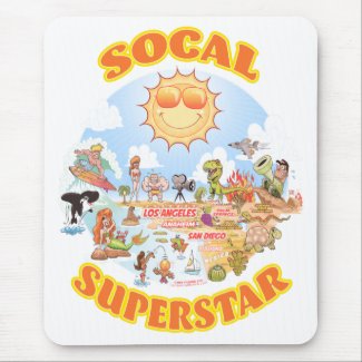 SoCal Superstar Mouse Pad