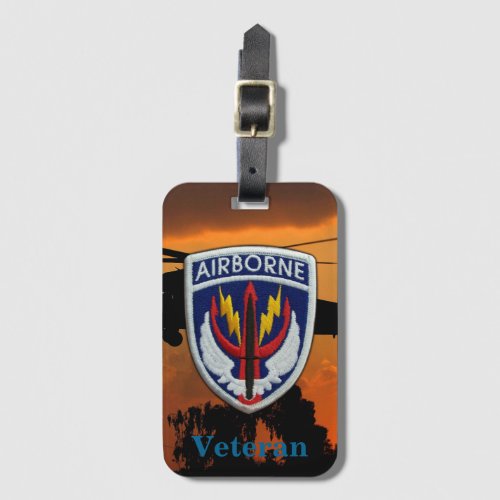 SOCCENT USCENTCO Special ops central vets patch Luggage Tag