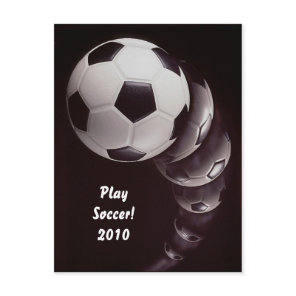 Soccer 2010 postcard