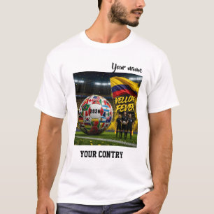Soccer 2026 futbol Colombia Custom Name country T-Shirt