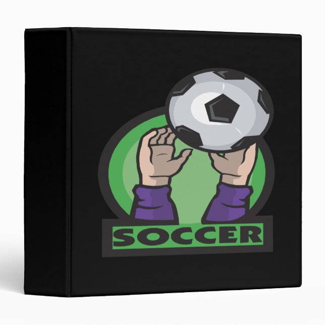 Soccer 3 Ring Binder (Front/Spine)