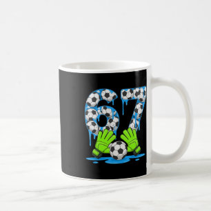 Soccer 67 Six Seven Gen Alpha Meme Drip 67 Ice Cre Coffee Mug