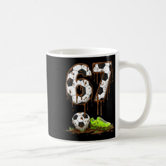 Soccer 67 Six Seven Meme Boys Teens Kids Gen Alpha Coffee Mug
