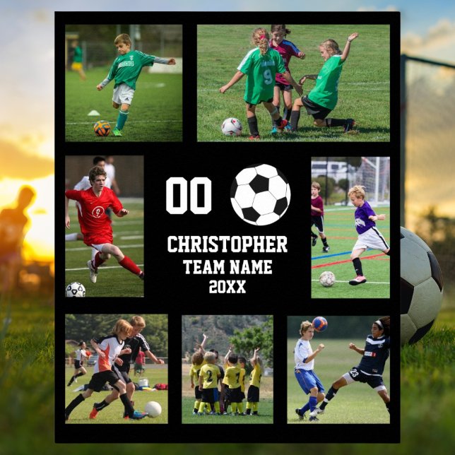 Soccer 7 photo collage team name poster (Soccer 7 photo collage team name poster)