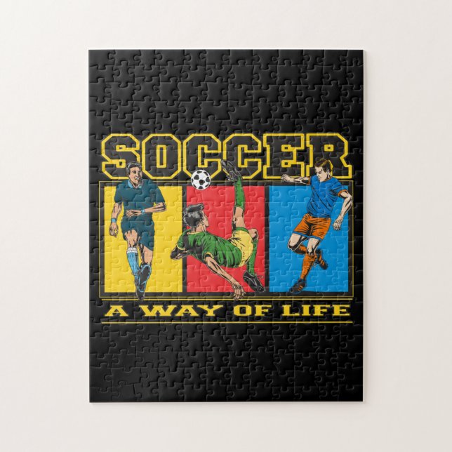 Soccer A Way of Life Jigsaw Puzzle (Vertical)